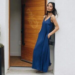 Skivys Femme Goddess Gown Maxi Dress Navy